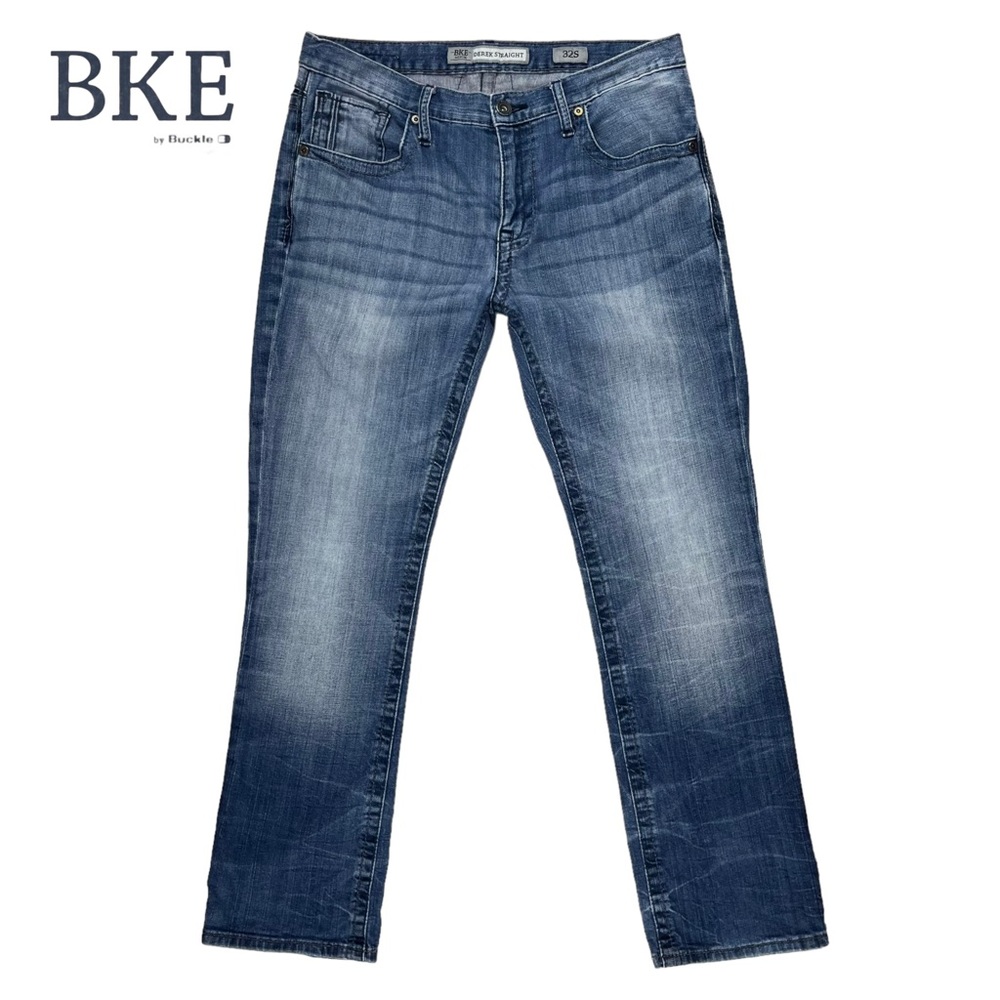BKE‎ by Buckle | Men’s 32S | Derek Straight Stretch Blue Denim Jeans